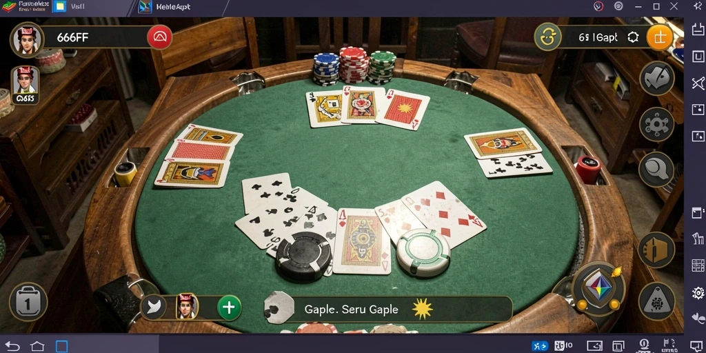 Tampilan gameplay Gaple yang menawan di 666FF.