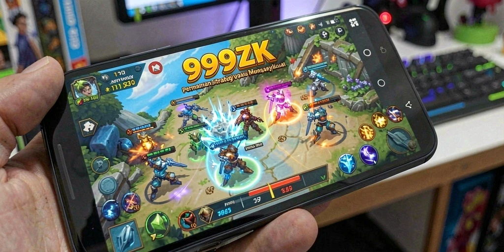 Tampilan menarik dari gameplay strategi 999ZK menunjukkan kemampuan taktis yang mendalam.