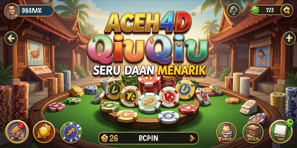 Screenshot dari gameplay QiuQiu di ACEH4D yang seru.