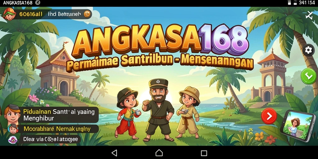 Screenshot gameplay ANGKASA168 yang menampilkan aksi seru dan interaksi pengguna.