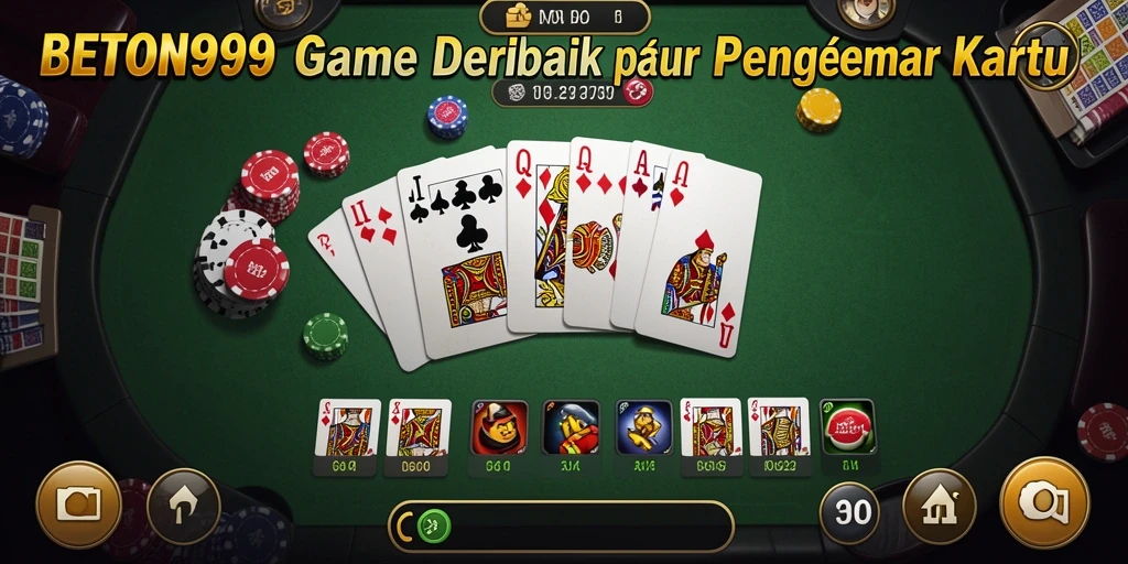 Tampilan gameplay menarik BETON999 saat bermain Domino.