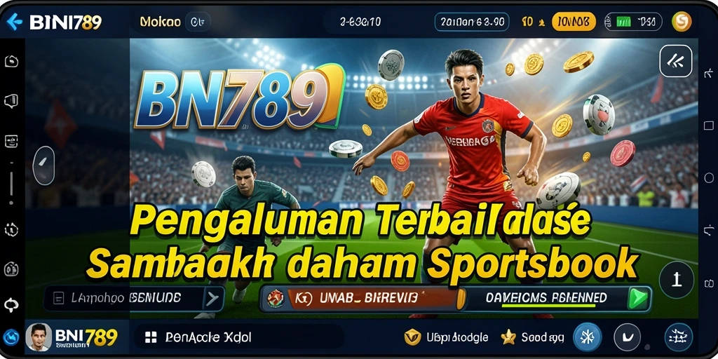 Tampilan menarik dari gameplay Sportsbook di BNI789.