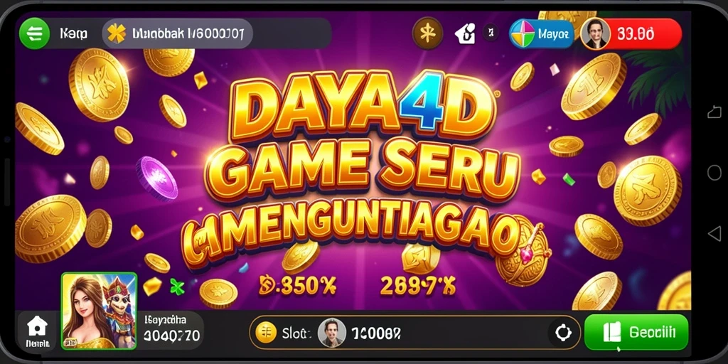 Tampilan menarik dari gameplay DAYA4D yang memukau.