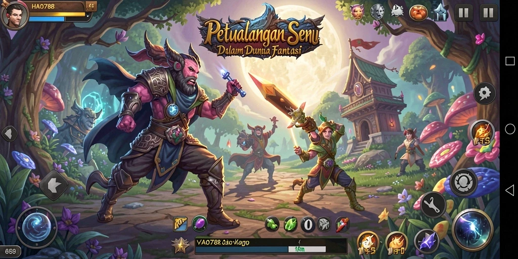 Tampilan gameplay HAO788 yang penuh petualangan dan tantangan.