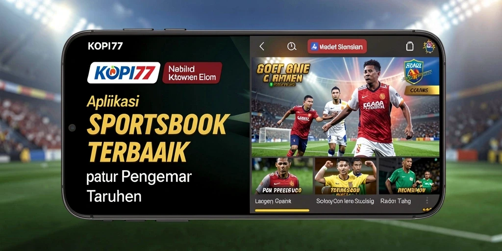 Tampilan antarmuka KOPI77 yang menampilkan berbagai pilihan taruhan.