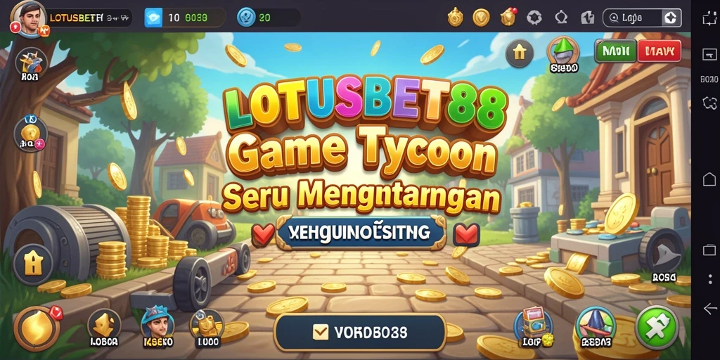 Tangkapan layar LOTUSBET88 menunjukkan grafik gameplay Tycoon yang menarik.