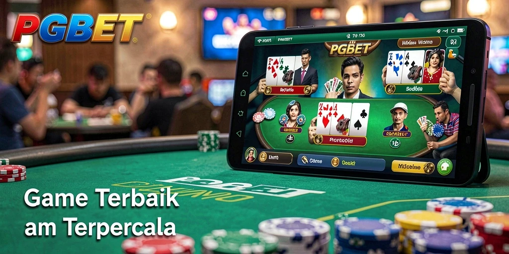 Tampilan gameplay Poker yang seru dan interaktif di PGBET.