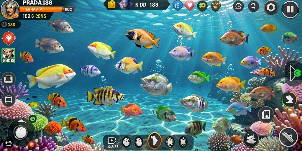 Gameplay seru menembak ikan dengan grafis memukau di PRADA188.
