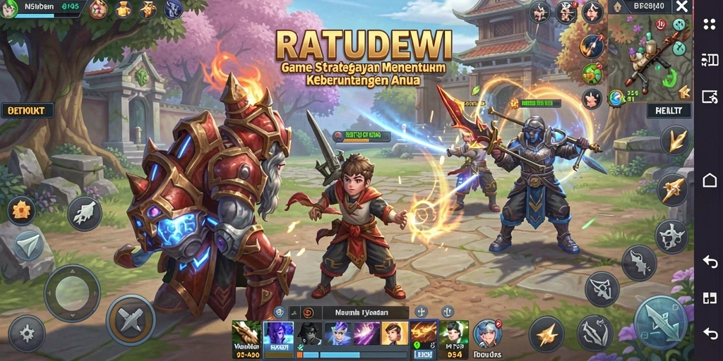 Screenshot permainan menampilkan aksi seru dalam game SLG.